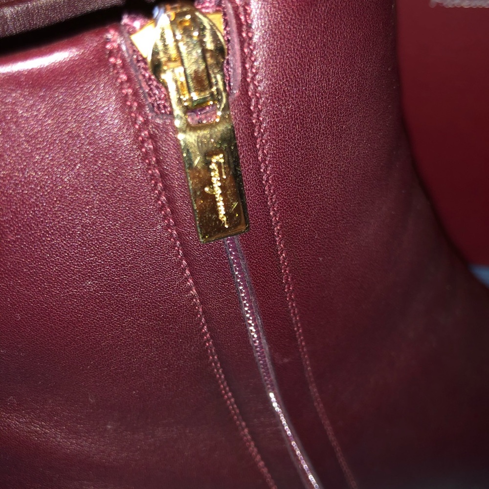 Salvatore Ferragamo Molfetta Flower Heel 30mm Boot - Picture 5 of 9